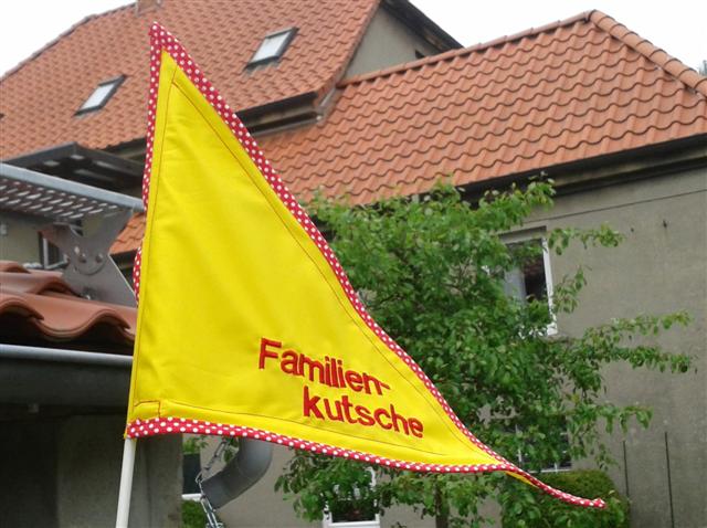 eine neue Fahne f&uuml;r den Croozer! 