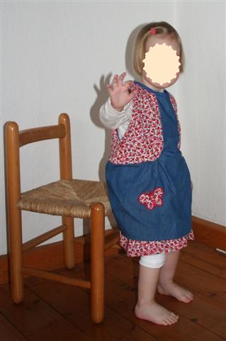 Endlich fertig: Das Sommerkleid in Gr 86